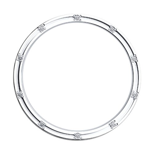 Verigheta din Aur Alb 14K cu Diamante - 3