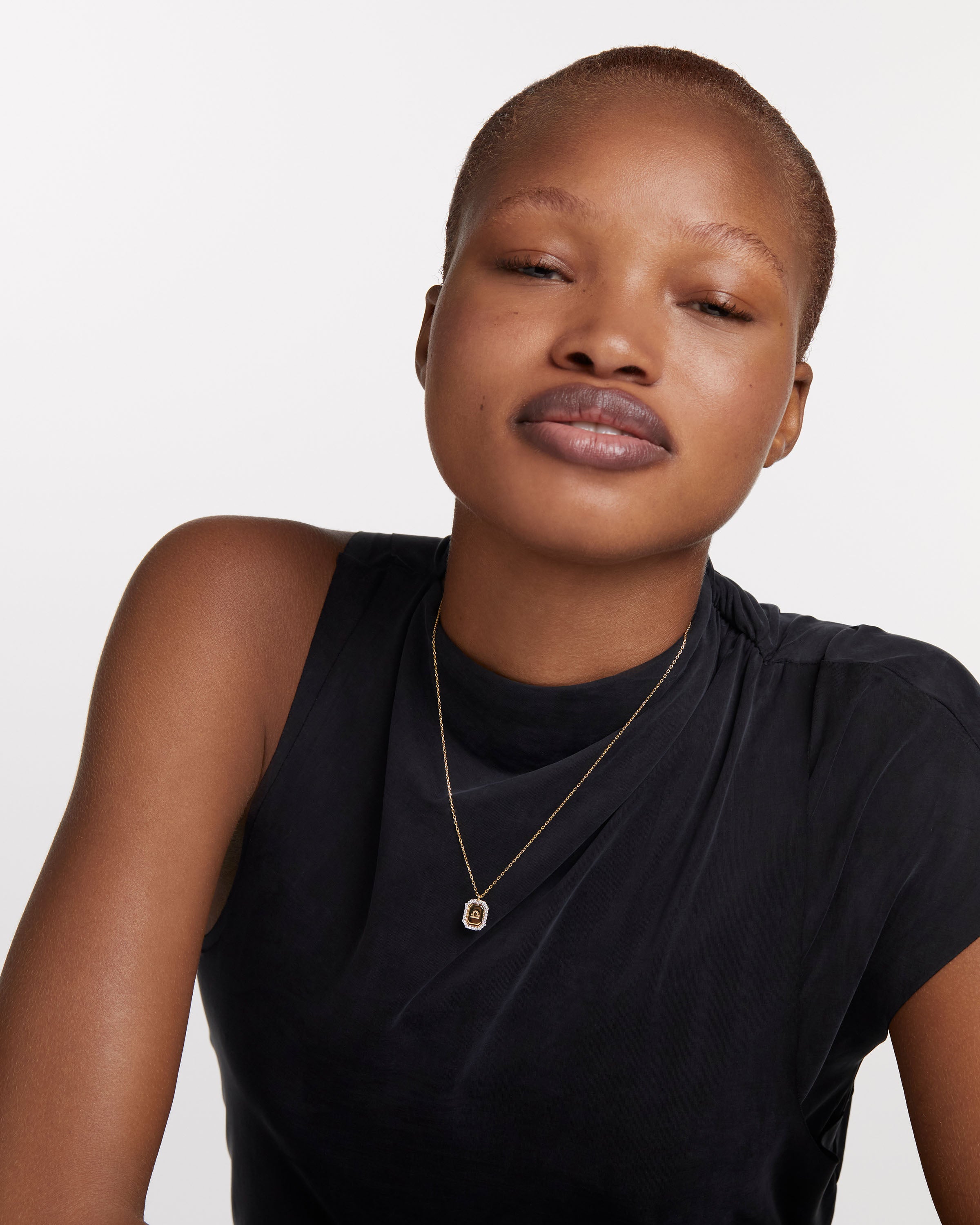 Colier din Argint placat cu Aur cu Zirconiu Zodia Balanta - 2