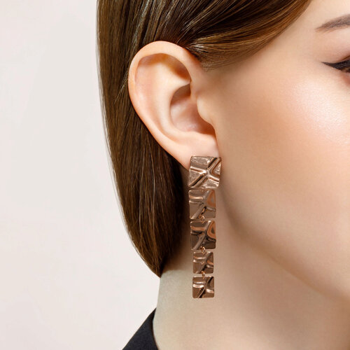 Cercei din Argint placat cu Aur - 2