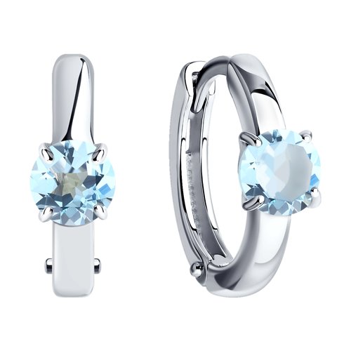 Cercei din Argint cu Topaz - 2