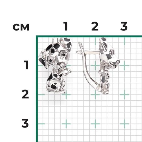 Cercei Argint  cu Email - 2