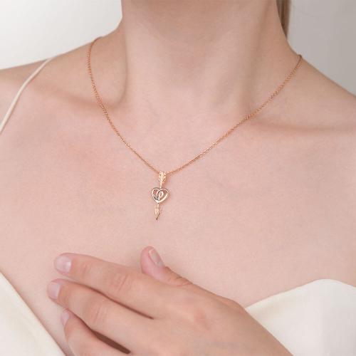 Pandantiv Aur Combinat  14K - 2