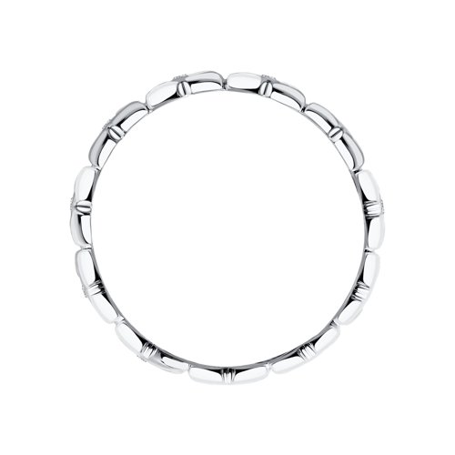 Inel din Aur Alb 14K cu Diamante - 2