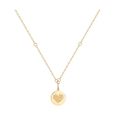 Colier din Aur Roz 14K  - 1