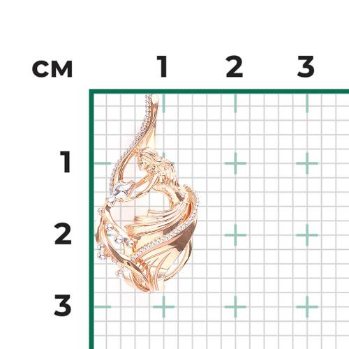 Pandantiv Aur Combinat  14K - 2