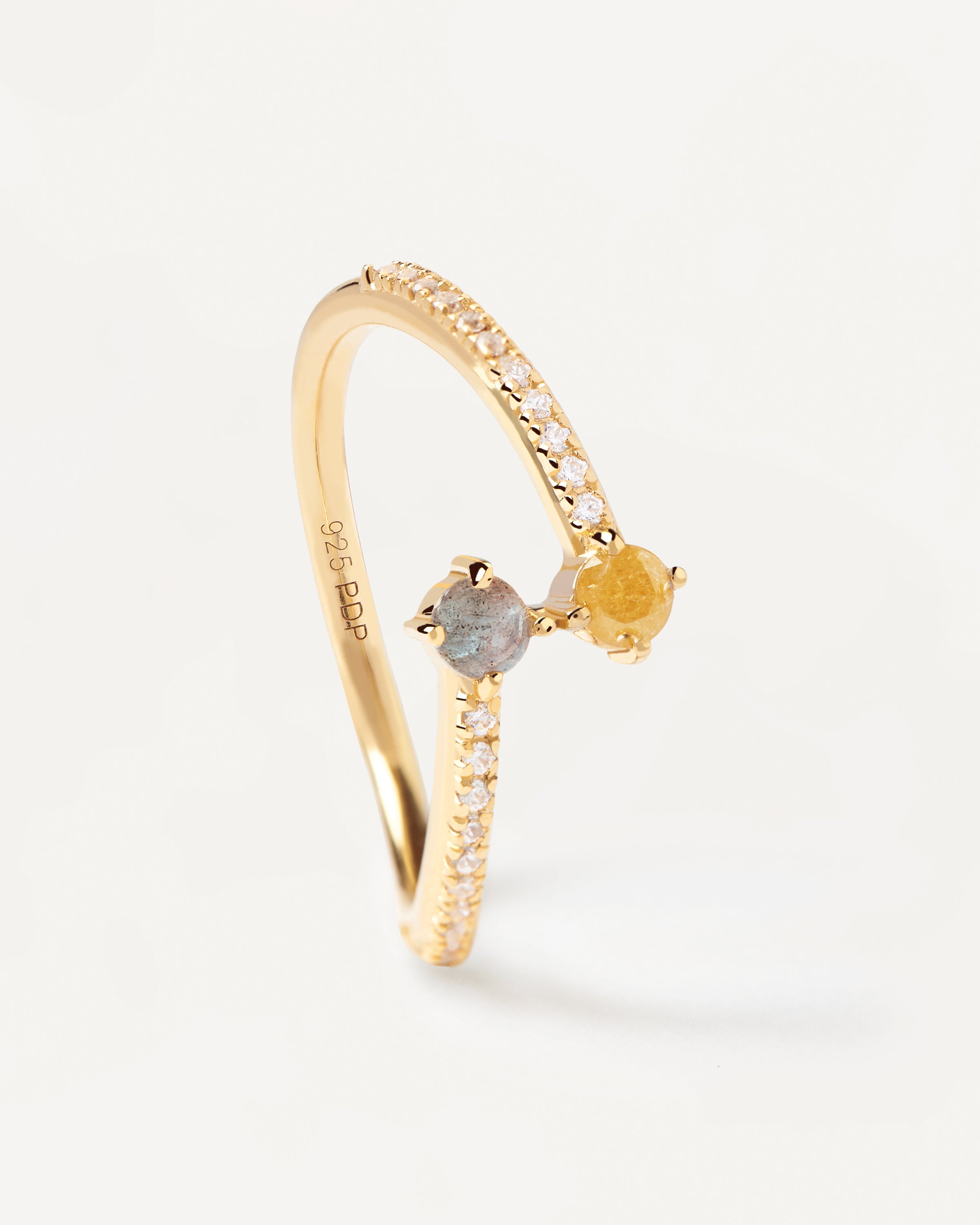 Inel din Argint placat cu Aur - 3