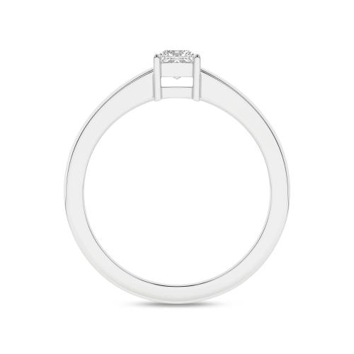 Inel de logodna din Aur Alb 14K cu Diamant 0.25Ct - 3