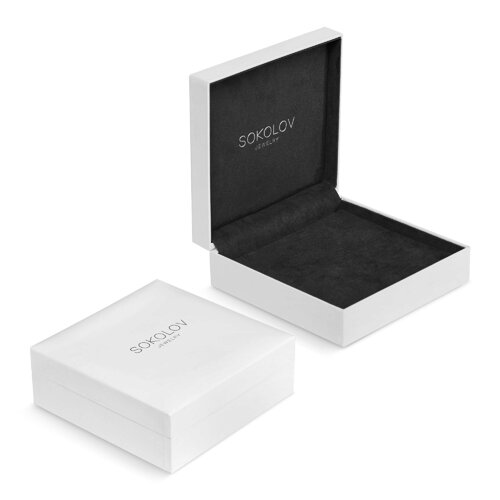 Colier din Aur Roz 14k cu Topaz si Zirconiu - 4