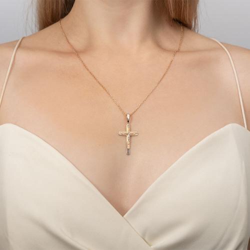 Pandantiv Aur Combinat  14K - 2