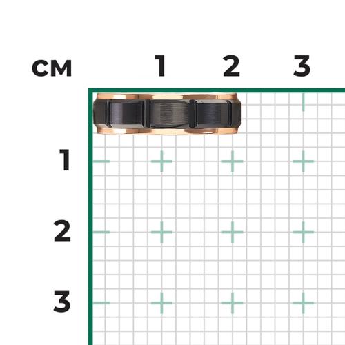 Inel Aur Roz 14K cu Diopsid - 3
