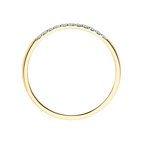 Verigheta din Aur Roz 14K cu Diamante - 2