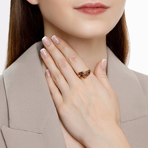 Inel din Aur Roz 14K  - 3