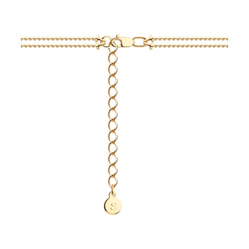 Colier din Argint placat cu Aur cu Email  - 2