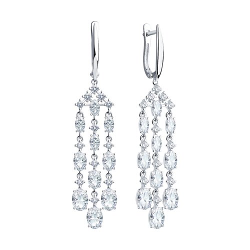 Cercei din Argint 925 cu Zirconiu - 2