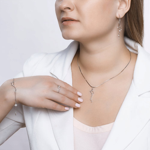 Cercei din Argint cu Zirconiu - 6