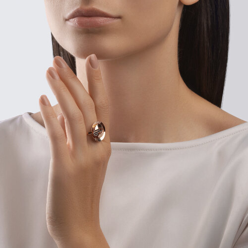 Inel din Aur Roz 14k - 3