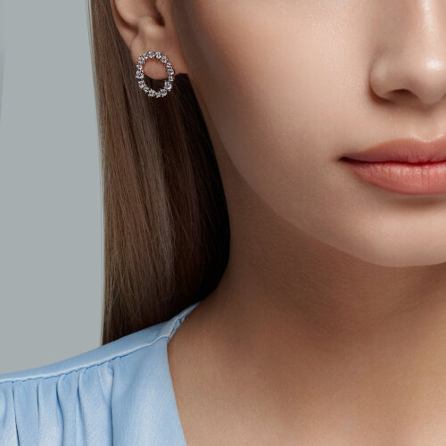 Cercei din Argint cu Zirconiu - 4