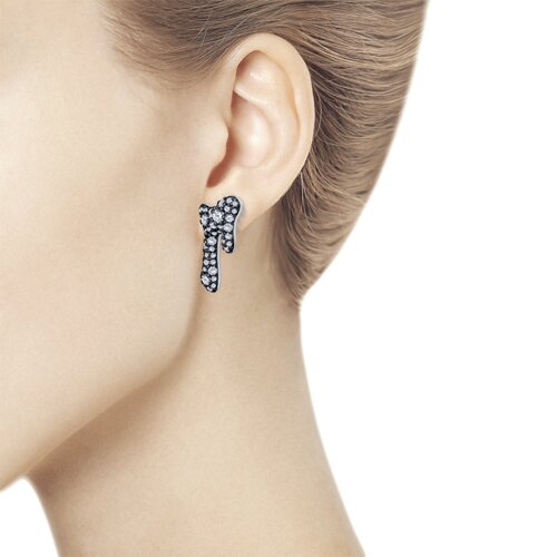 Cercel din Argint cu Zirconiu (1 Cercel) - 4