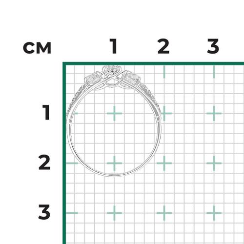 Inel Aur Alb 14K cu Zirconiu - 2