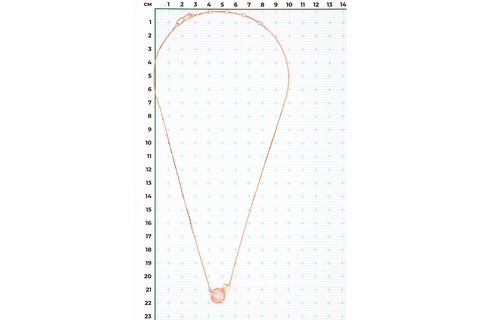 Colier Aur Roz 14K cu Sidef - 3