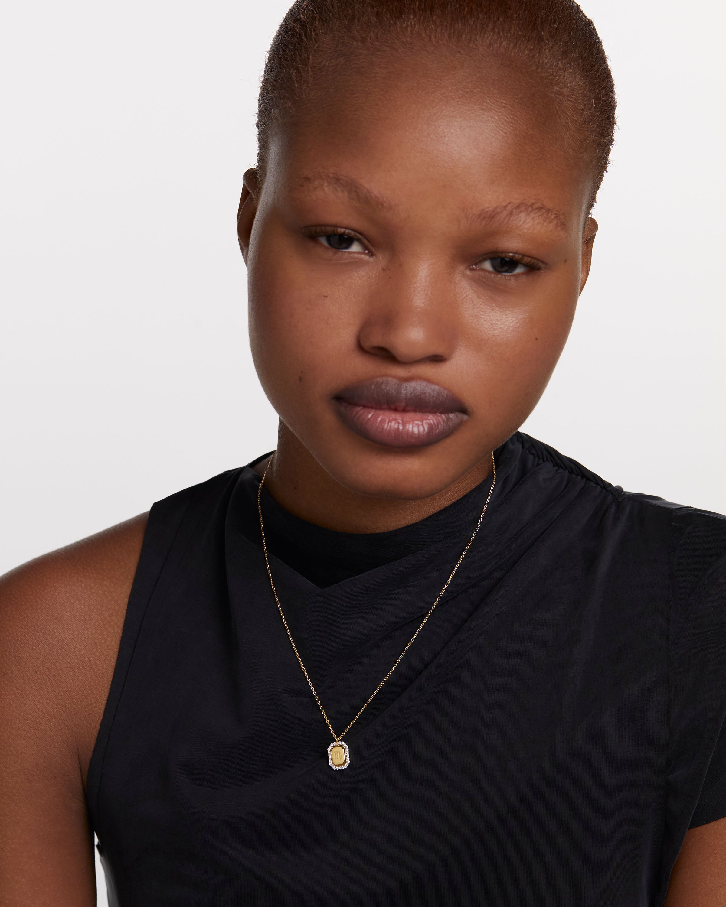 Colier din Argint placat cu Aur cu Zirconiu Zodia Scorpion - 2