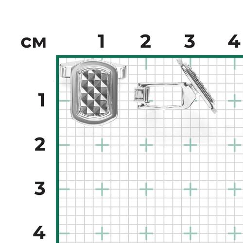Butoni Aur Alb 14K - 2