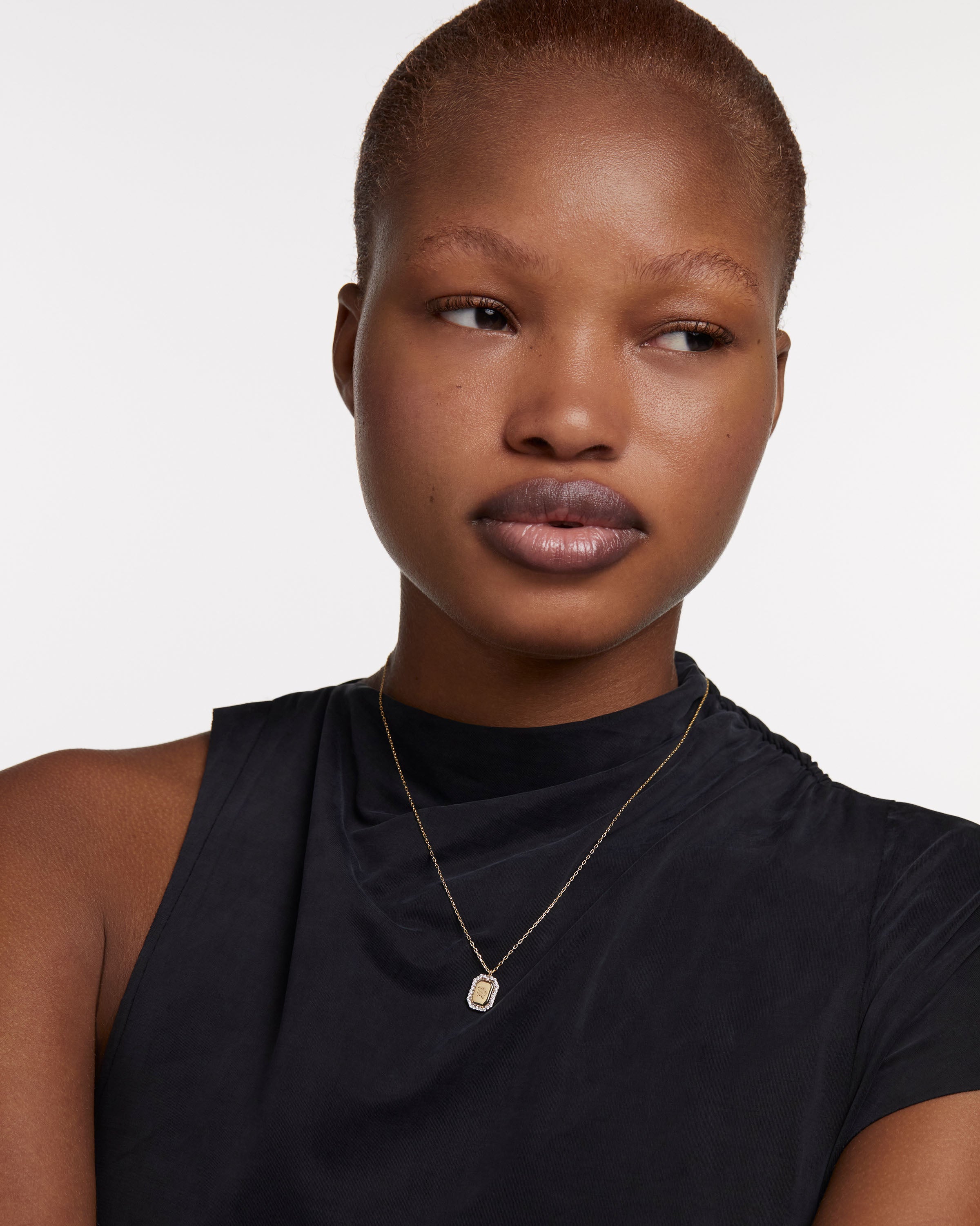 Colier din Argint placat cu Aur cu Zirconiu Zodia Fecioara - 2