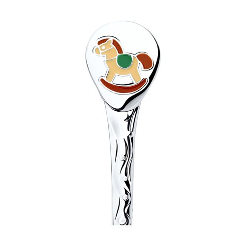 Lingura din Argint masiv cu Email - 2