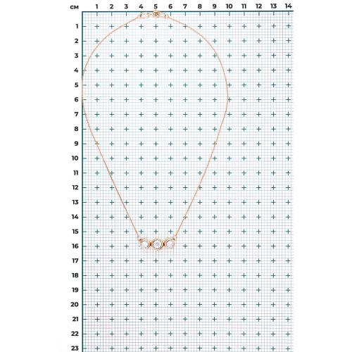 Colier Aur Roz 14K cu Zirconiu - 3