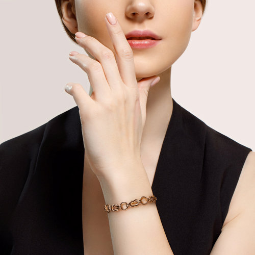 Bratara din Argint placat cu Aur - 3