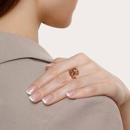 Inel din Aur Roz 14K - 3