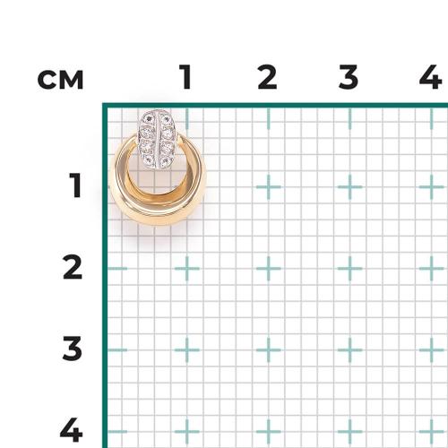 Pandantiv Aur Combinat  14K cu Topaz - 3