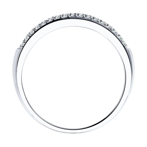 Inel din Aur Alb 14K cu Diamante - 4