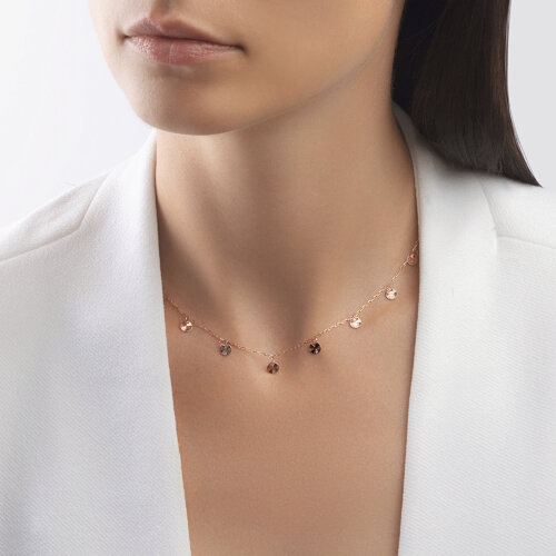 Colier din Aur Roz 14K - 2