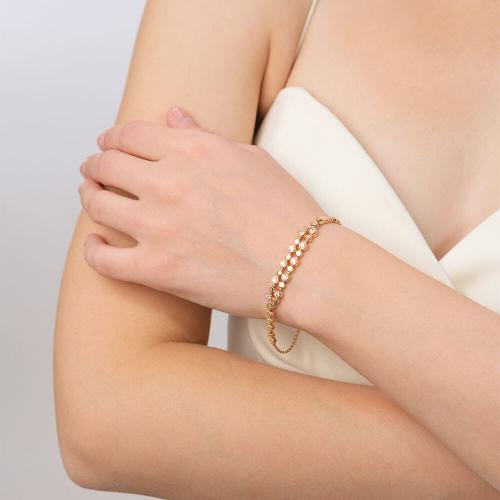 Bratara Aur Roz 14K cu Zirconiu - 2