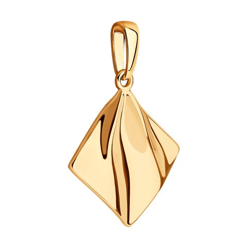 Pandantiv din Aur Roz 14K  - 2