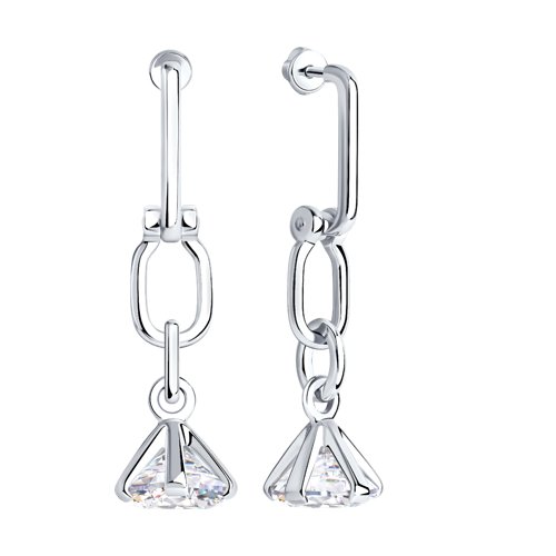 Cercei din Argint cu Zirconiu - 2