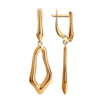 Cercei din Argint placat cu Aur - 5