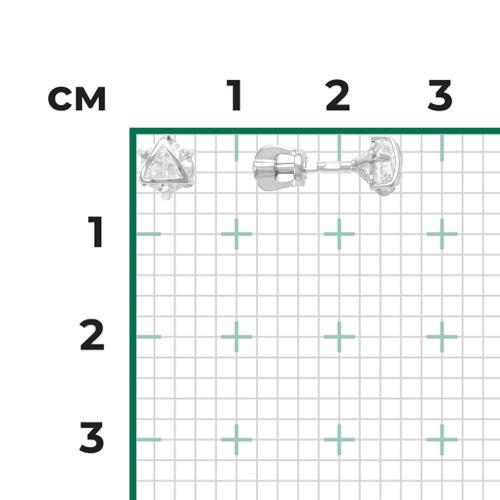 Cercei Aur Alb 14K cu Zirconiu - 2