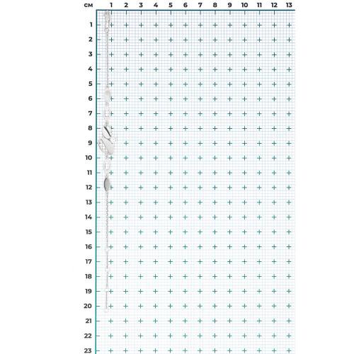 Bratara Aur Alb 14K cu Topaz - 3