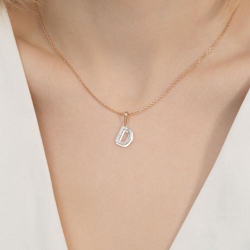 Pandantiv Aur Combinat  14K cu Zirconiu - 2