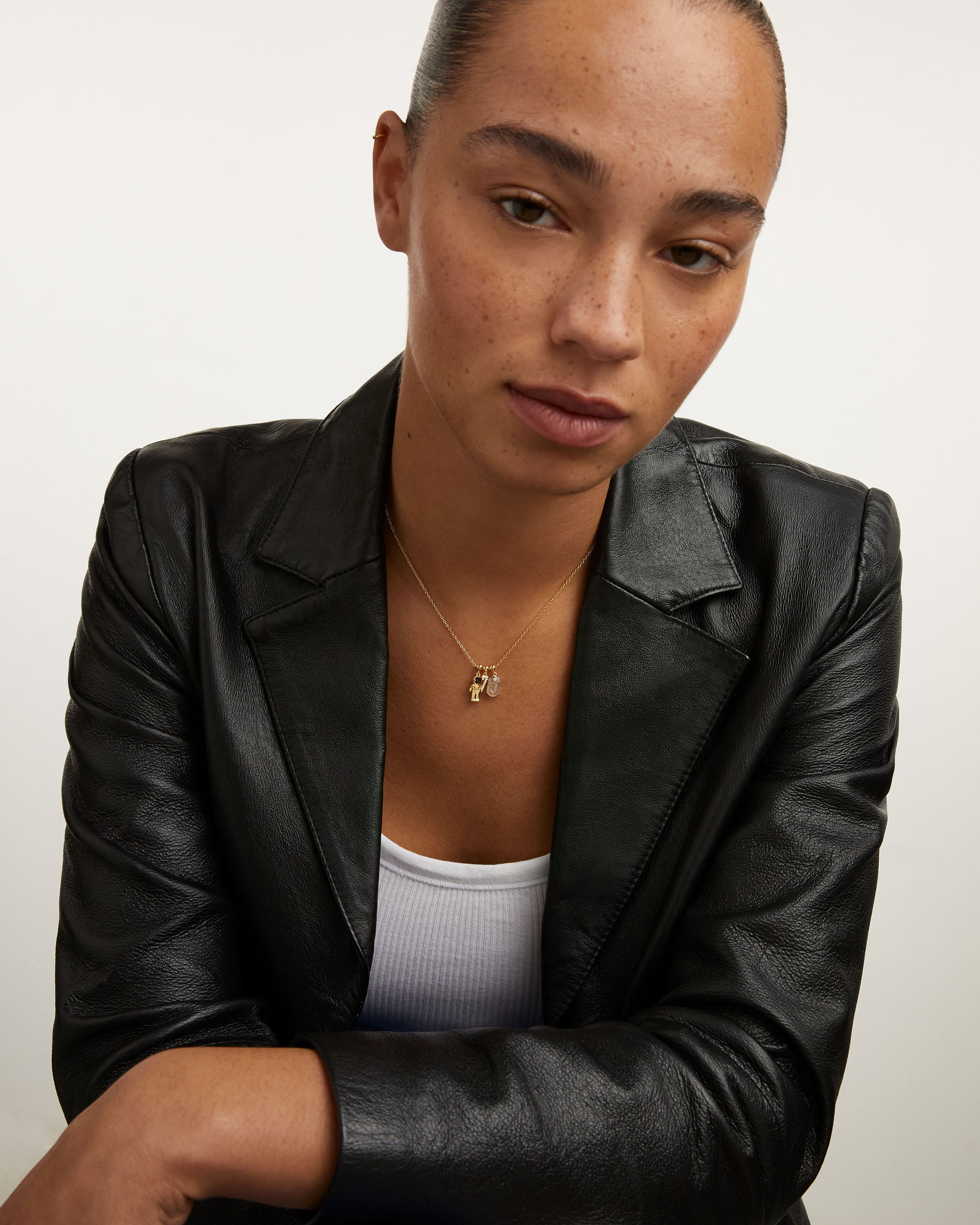 Pandantiv din Argint placat cu Aur cu Malachit - 3