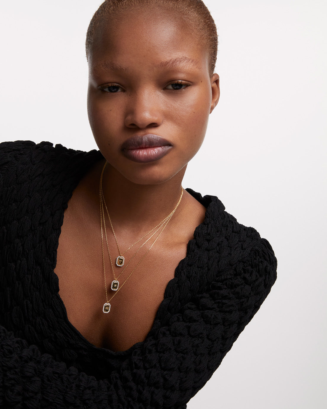 Colier din Argint placat cu Aur cu Zirconiu Zodia Varsator - 5