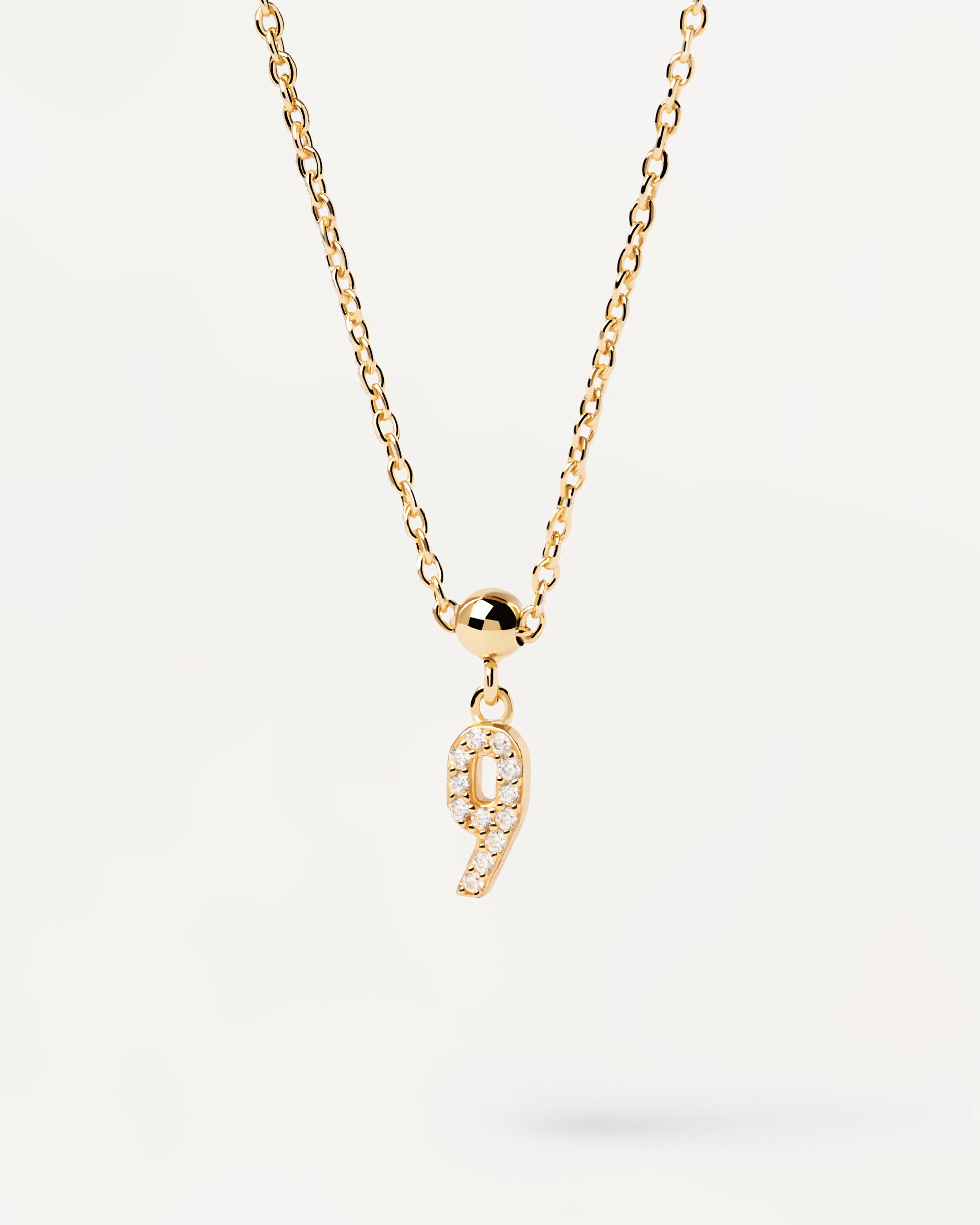 Pandantiv Charm din Argint placat cu Aur cu Zirconiu - 3