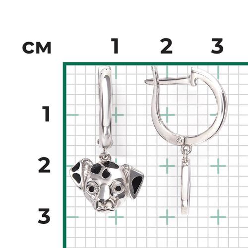 Cercei Argint  cu Email - 2