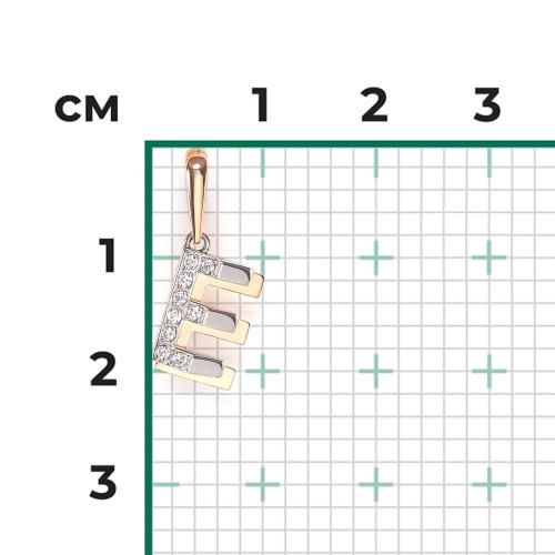 Pandantiv Aur Combinat  14K cu Zirconiu - 3