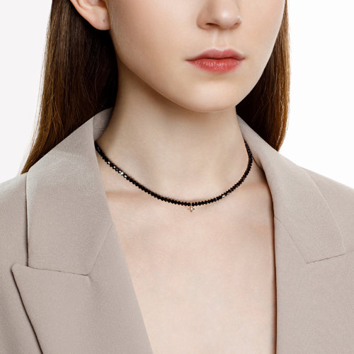 Colier din Aur 14K cu Diamant si Cristale Swarovski - 2