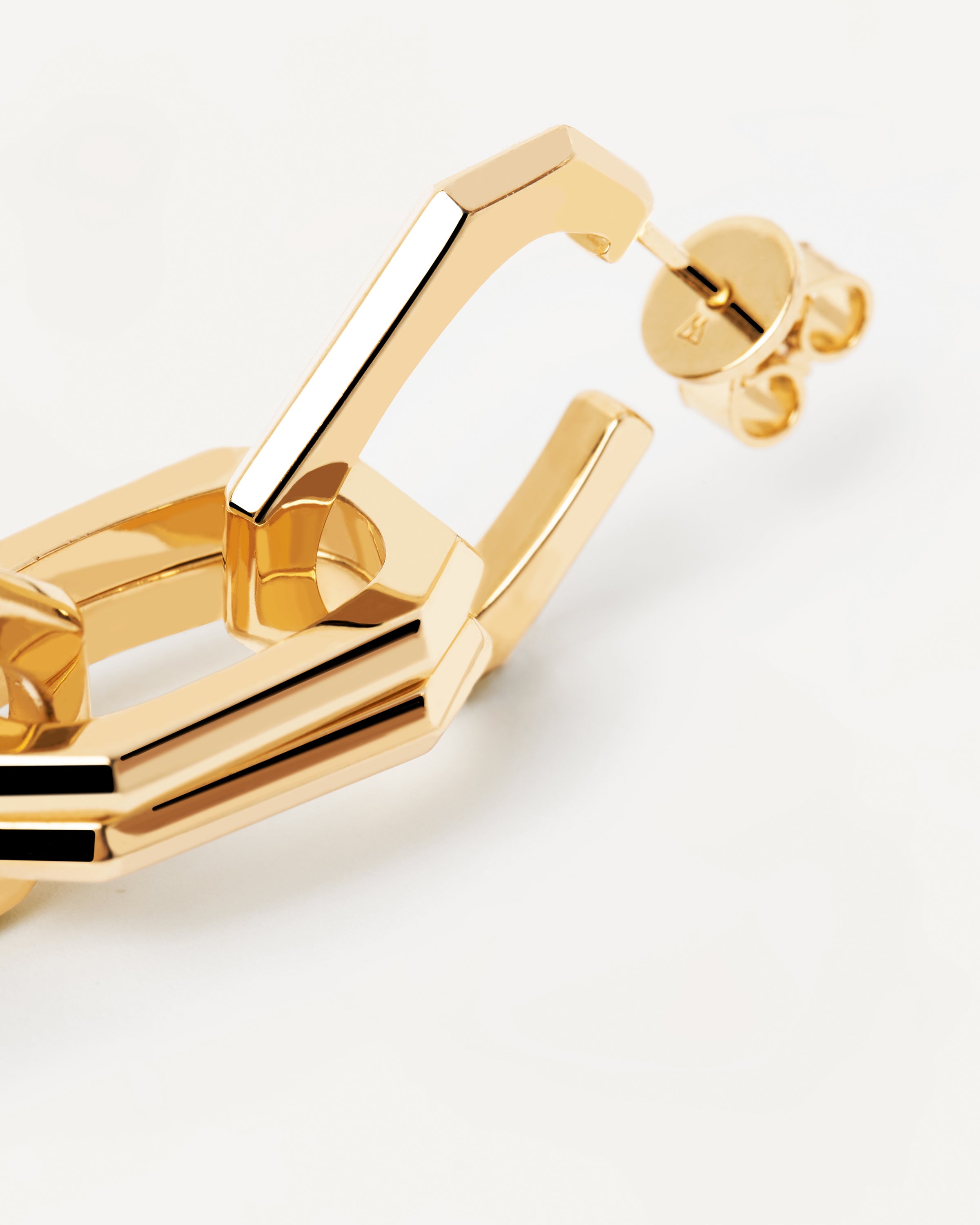 Cercei din Argint placat cu Aur cu Zirconiu - 2