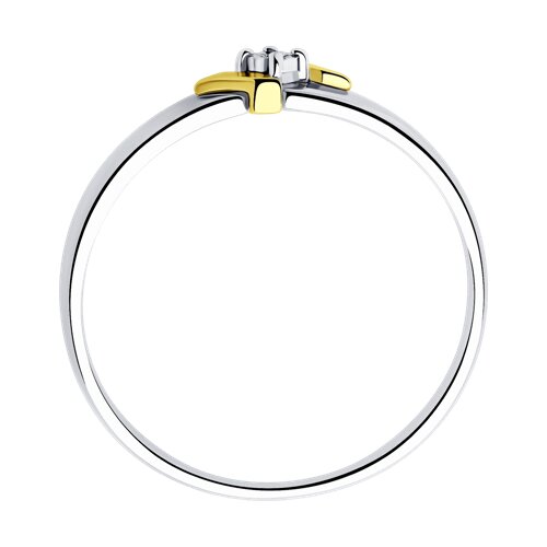 Inel din Argint cu Diamant - 6