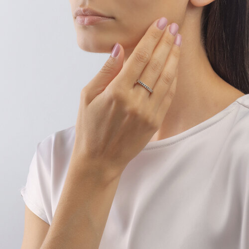 Inel din Aur Galben 14K cu Diamante - 4